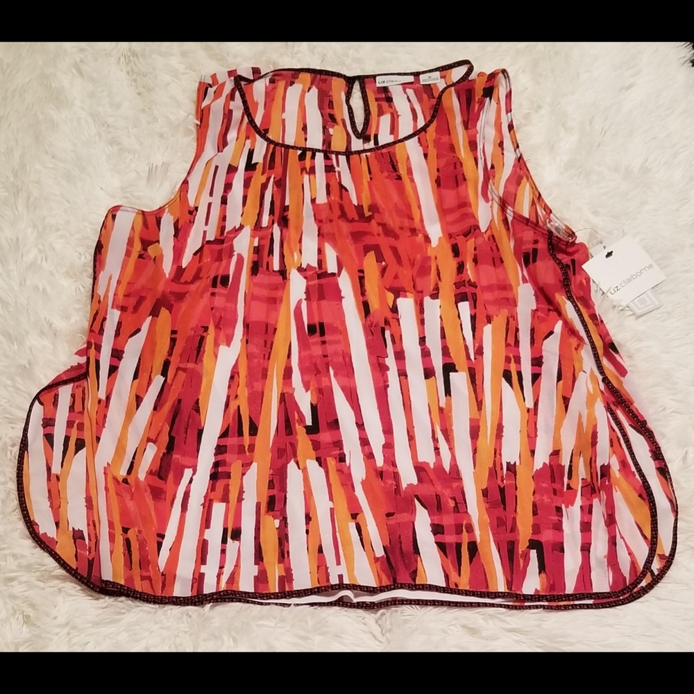 NWT Liz Claiborne Sleeveless Top Size XL